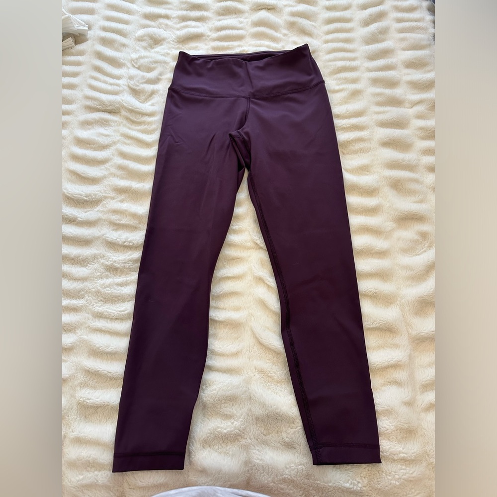 Purple workout leggings